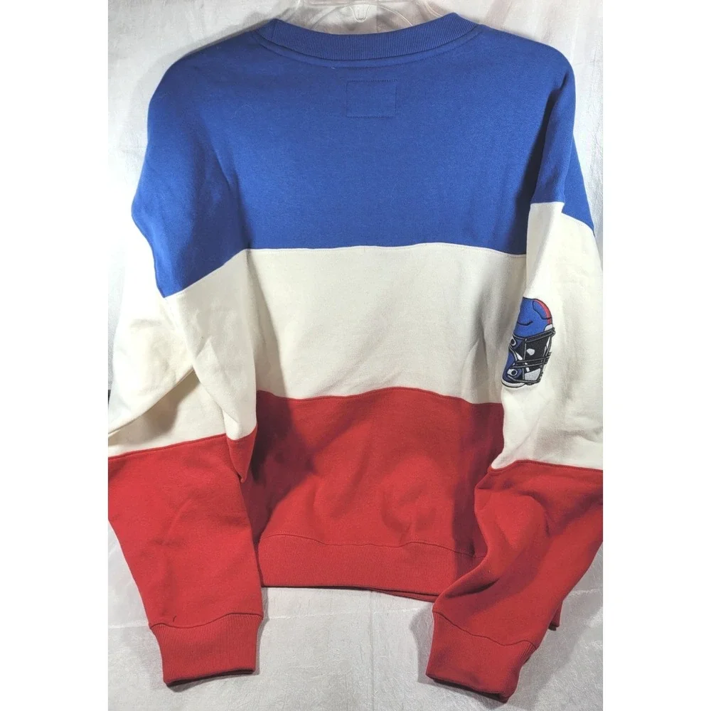 '47 Men's NFL NY Giants Breeze Maximalist NFC East Sweatshirt Red/White/Blue - M